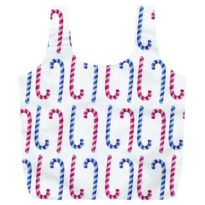 Christmas candy Full Print Recycle Bag (XL)