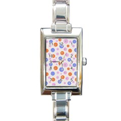 Colorful Balls Rectangle Italian Charm Watch by SychEva