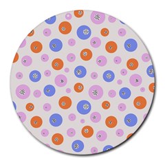 Colorful Balls Round Mousepads by SychEva