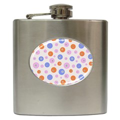 Colorful Balls Hip Flask (6 Oz) by SychEva