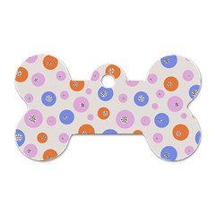 Colorful Balls Dog Tag Bone (one Side) by SychEva