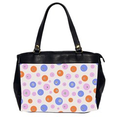 Colorful Balls Oversize Office Handbag (2 Sides)