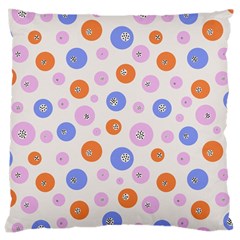 Colorful Balls Large Cushion Case (one Side) by SychEva