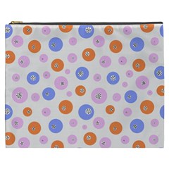 Colorful Balls Cosmetic Bag (xxxl) by SychEva