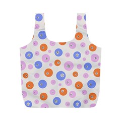 Colorful Balls Full Print Recycle Bag (m) by SychEva