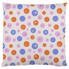 Colorful Balls Large Flano Cushion Case (one Side) by SychEva