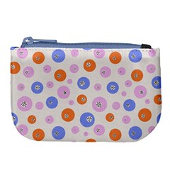 Colorful Balls Large Coin Purse by SychEva