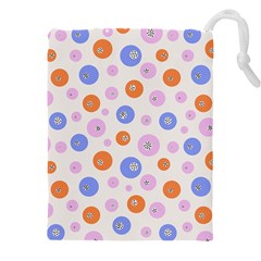 Colorful Balls Drawstring Pouch (4xl) by SychEva