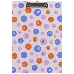 Colorful Balls A4 Clipboard by SychEva