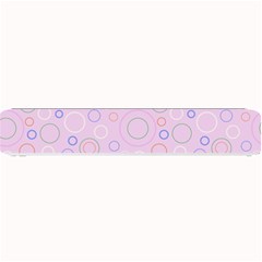 Multicolored Circles On A Pink Background Small Bar Mats by SychEva