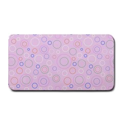 Multicolored Circles On A Pink Background Medium Bar Mats by SychEva