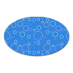 Circles Oval Magnet by SychEva