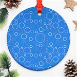 Circles Round Ornament (Two Sides) Back