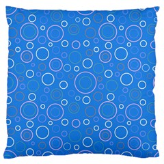 Circles Large Flano Cushion Case (two Sides) by SychEva