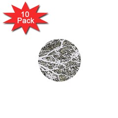 Linear Art Botanic Illustration 1  Mini Buttons (10 Pack)  by dflcprintsclothing