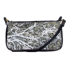 Linear Art Botanic Illustration Shoulder Clutch Bag