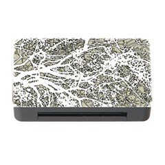 Linear Art Botanic Illustration Memory Card Reader With Cf by dflcprintsclothing