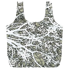 Linear Art Botanic Illustration Full Print Recycle Bag (XXL)