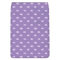 Pink Clouds On Purple Background Removable Flap Cover (l) by SychEva