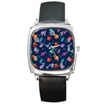 Jugs And Vases Square Metal Watch Front