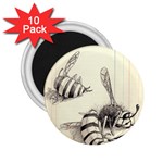 bees 2.25  Magnets (10 pack)  Front