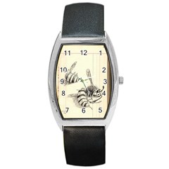 Bees Barrel Style Metal Watch