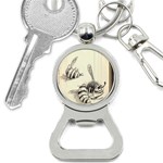 bees Bottle Opener Key Chain Front