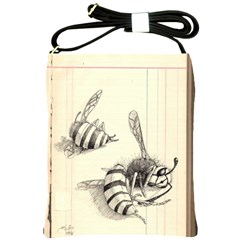 Bees Shoulder Sling Bag by Limerence