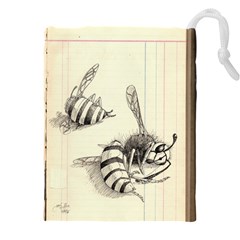 Bees Drawstring Pouch (4xl) by Limerence