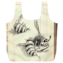 Bees Full Print Recycle Bag (xxl) by Limerence