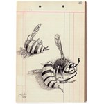 bees A4 Clipboard Back