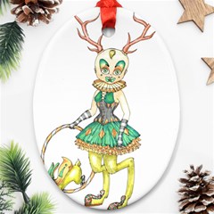 Gold Clown Ornament (oval)