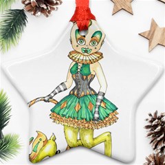 Gold Clown Ornament (star) by Limerence