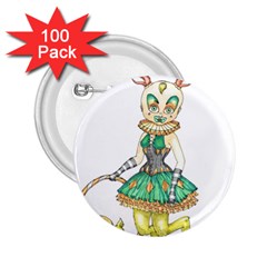 Gold Clown 2 25  Buttons (100 Pack)  by Limerence