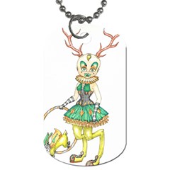 Gold Clown Dog Tag (two Sides) by Limerence