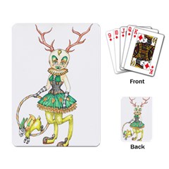 Gold Clown Playing Cards Single Design (rectangle)