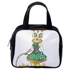 Gold Clown Classic Handbag (one Side) by Limerence