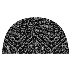 Black And White Modern Intricate Ornate Pattern Anti Scalding Pot Cap by dflcprintsclothing