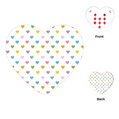 Small Multicolored Hearts Playing Cards Single Design (heart) by SychEva