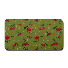 Red Cherries Athletes Medium Bar Mats by SychEva