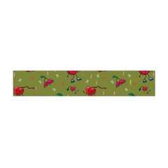 Red Cherries Athletes Flano Scarf (mini) by SychEva