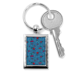 Red Cherries Athletes Key Chain (rectangle) by SychEva