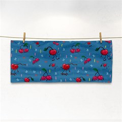 Red Cherries Athletes Hand Towel