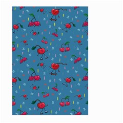 Red Cherries Athletes Large Garden Flag (two Sides) by SychEva