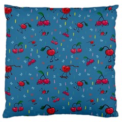 Red Cherries Athletes Standard Flano Cushion Case (one Side) by SychEva