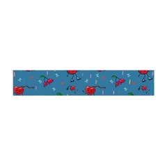 Red Cherries Athletes Flano Scarf (mini) by SychEva