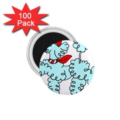 Doodle Poodle  1 75  Magnets (100 Pack)  by IIPhotographyAndDesigns