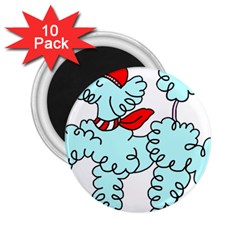 Doodle Poodle  2 25  Magnets (10 Pack)  by IIPhotographyAndDesigns