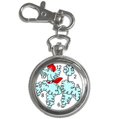 Doodle Poodle  Key Chain Watches by IIPhotographyAndDesigns