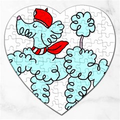 Doodle Poodle  Jigsaw Puzzle (heart) by IIPhotographyAndDesigns